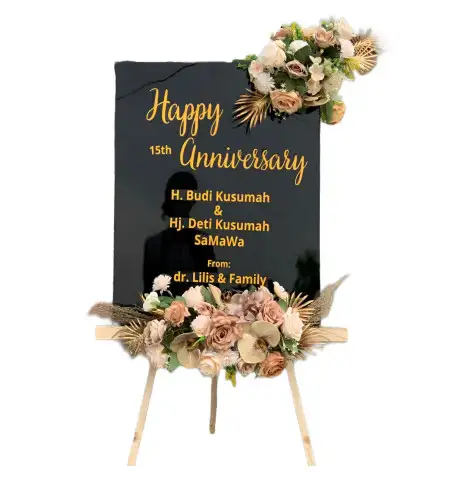 Papan Bunga Akrilik kenten