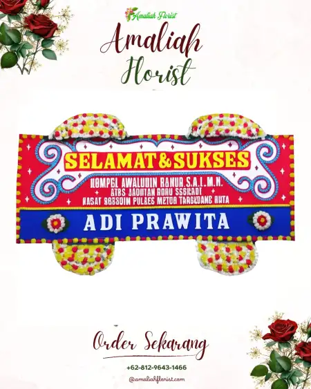 Papan Bunga Ucapan Selamat kenten